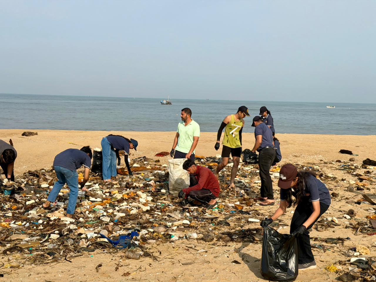 Wave of Change - Beach Cleaning Activity by CSR Club of MBA, SCEM photo 4