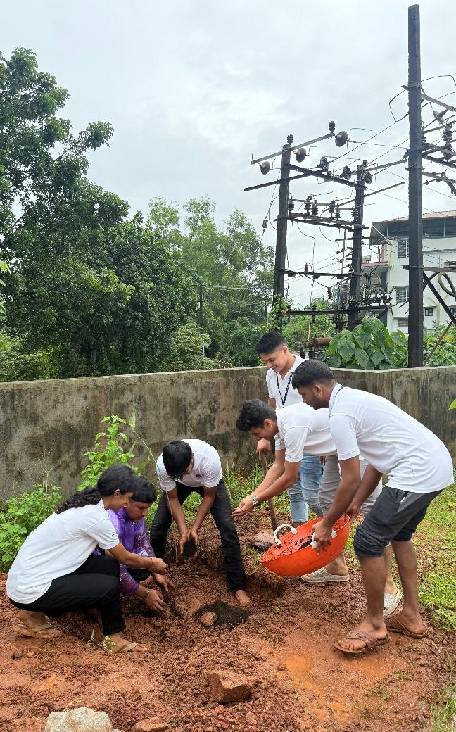 NSS Unit along with MBA Dept. organized a Tree plantation program under the banner AMARA photo 2