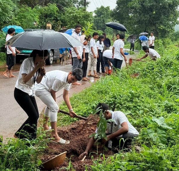 NSS Unit along with MBA Dept. organized a Tree plantation program under the banner AMARA photo 3
