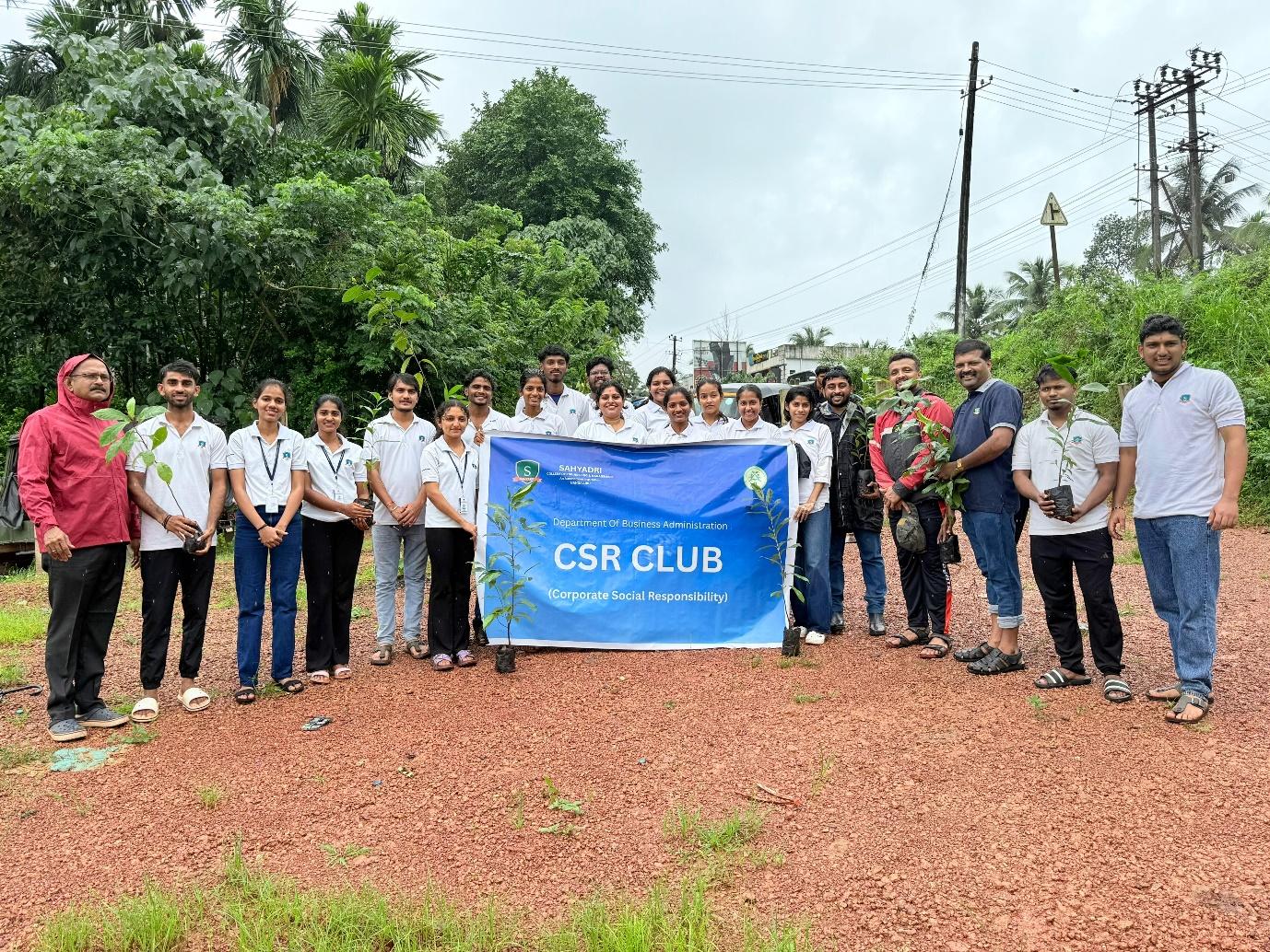 Vanamahotsava- A tree for the Future organized by CSR Club of MBA,SCEM photo 1